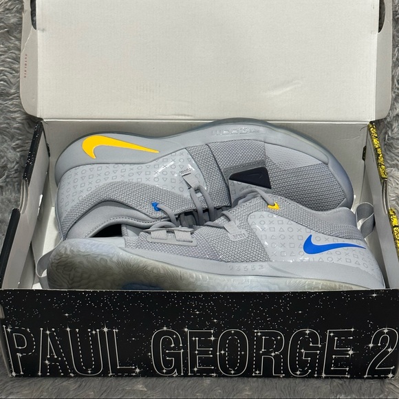 Wolf grey/ Multicolor/ Light Up, Paul George PlayStation, Men’s Size 12 - Picture 6 of 8